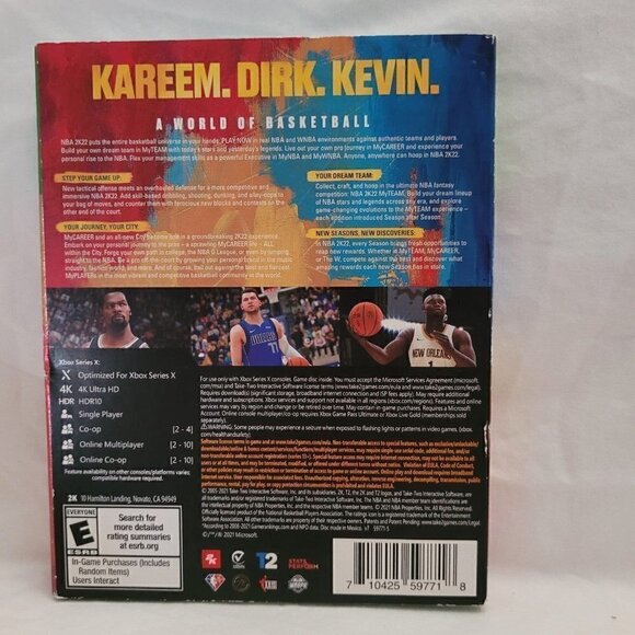 Nba 2K22 75th Anniversary Anniversary Edition-XBOX SERIES X - Picture 2 of 4